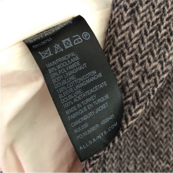 All Saints Wool Blazer - Picture 6 of 15